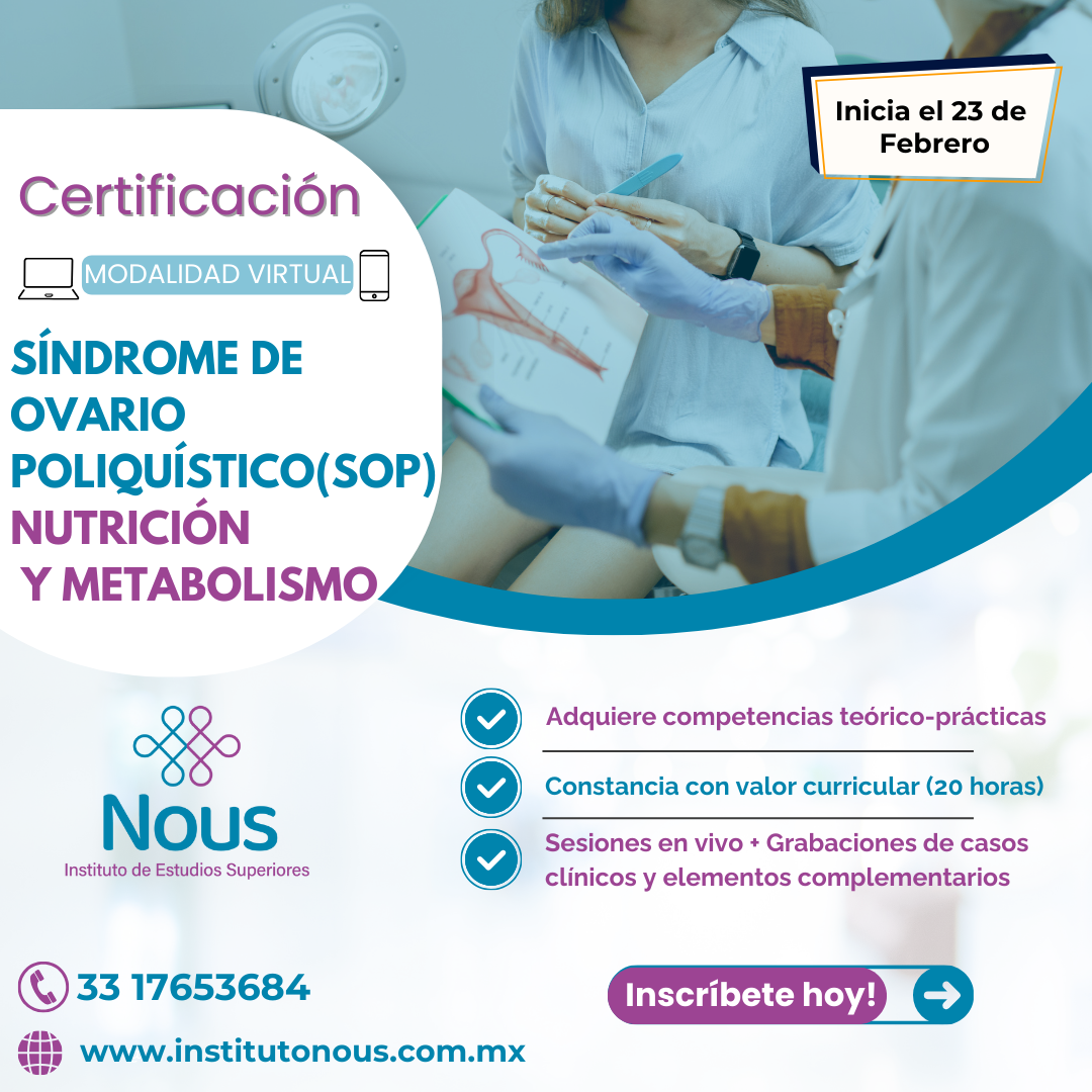 Síndrome de Ovario Poliquístico (SOP), Nutrición y Metabolismo